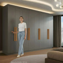 Guarda Roupa Casal 8 Portas 4 Gavetas Paris Espresso Móveis Onix