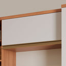 Armário Aéreo 1 Porta Basculante  em MDP 80cm Macadâmia Telasul