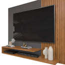 Painel para TV até 50" com 2 Prateleiras e Nicho MDF MDP DJ Móveis Nando