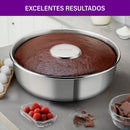 Forma de Bolo Rochedo 24 cm Antiaderente 2,7L Bolo Perfeito