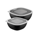 Conjunto de Potes Mixcolor 600 ml 3 Peças em Polipropileno Tramontina