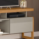Rack para TV até 70" 2 Portas de Correr MDP e MDF Esmeralda Linea Brasil
