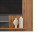 Painel para TV até 50" com 2 Prateleiras e Nicho MDF MDP DJ Móveis Nando