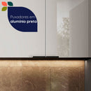 Armário Aéreo 120cm 3 Portas MDP MDF Lumina Telasul