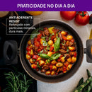 Jogo de Panelas Rochedo Antiaderente 5 Peças Facilita
