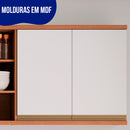 Armário Aéreo 80cm 2 Portas MDP Macadamia Telasul