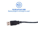 Teclado com Fio e Plug & Play TF100 Multi