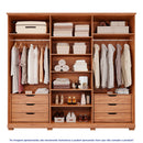 Guarda-Roupa Casal 6 Portas Bater 6 Gavetas La Belle Panan Roupeiro