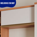Armário Aéreo 1 Porta Basculante  em MDP 80cm Macadâmia Telasul