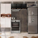 Cozinha Modulada 3 Peças 7 Portas 2 Prateleiras Manu Telasul