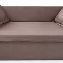 Sofá Fixo 2 Lugares Suede Emily Estofados Campo Grande
