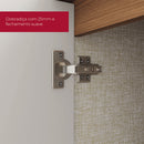 Armário Aéreo 80cm 2 Portas MDP MDF Requinte Henn