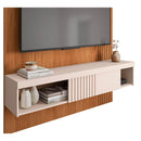 Painel para TV até 55" com Porta Deslizante Jade Caemmun
