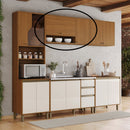 Armário Aéreo 2 Portas MDP Venaly Henn 120 cm