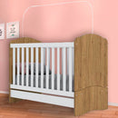 Berço Multifuncional Mini Cama Bala de Menta Henn