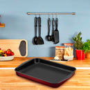 Assadeira Retangular Funda 44cm Antiaderente 6L Rochedo Dura+