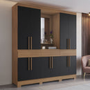 Guarda-Roupa Casal 10 Portas 3 Gavetas Capela B374 Henn Roupeiro