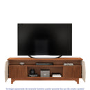 Rack com Painel para TVs até 75" MDF MDP 4 Portas Helo DJ Móveis