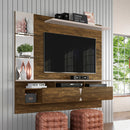 Painel para TV até 55" com Espelho e Prateleiras Intense Lukaliam