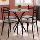 Conjunto de Mesa 4 Cadeiras Tampo Granito Lyon Fabone
