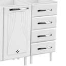 Balcão sem Tampo 3 Portas 4 Gavetas 160cm Star Telasul em Aço
