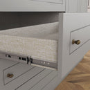 Guarda-Roupa Casal 6 Portas Bater 4 Gavetas Americano Henn Roupeiro