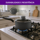 Jogo de Panelas Rochedo Antiaderente 5 Peças Robusta