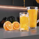 Conjunto Jarra 1L + 6 Copos 320ml Xadrez Essencial Mark Blank