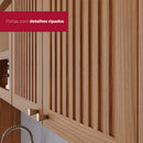 Armário Aéreo 80cm 2 Portas MDP MDF Requinte Henn
