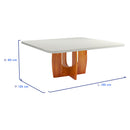 Conjunto de Mesa 8 Cadeiras Tampo MDF Vidro Luxury Bom Pastor
