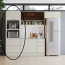Paneleiro Torre Quente Henn Fineze MDF 3 Portas 2 Nichos