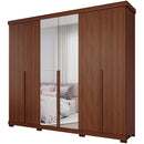 Guarda-Roupa Casal 6 Portas Bater 6 Gavetas MDF Guarapari Panan Roupeiro