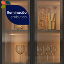 Paneleiro Telasul Lumina 70cm LED 4 Portas