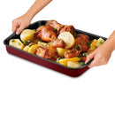 Assadeira Retangular Funda 44cm Antiaderente 6L Rochedo Dura+