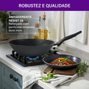 Frigideira Work Rochedo Robusta Grafite 25cm Antiaderente 2.2L