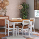 Conjunto Sala de Jantar Com Mesa e 4 Cadeiras Madeira Maciça Viena