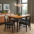 Conjunto Sala de Jantar Com Mesa e 4 Cadeiras Madeira Maciça Viena