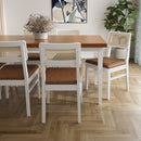 Conjunto Sala de Jantar Com Mesa e 6 Cadeiras Madeira Maciça Viena