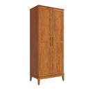 Guarda-Roupa 2 Portas e 2 Gavetas - Madeira Maciça