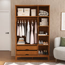 Guarda-Roupa 3 Portas e 2 Gavetas - Madeira Maciça