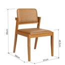 Conjunto Sala de Jantar Com Mesa e 8 Cadeiras Madeira Maciça Rose - 200 x 100cm
